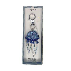 Piper K Jellyfish Bag Charm Keychain